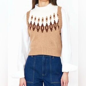 KULE Size XS • Wool Blend Sweater Vest Anthropologie.